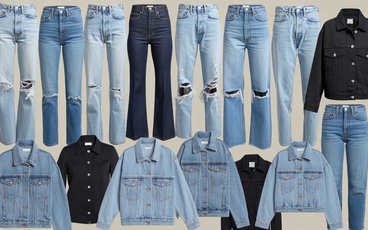 Denim Jackets and Tops