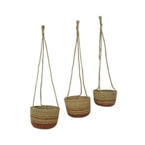 Rd. U-Shape Hanging Pot (Plastic Lining)